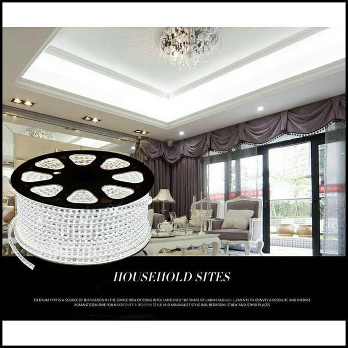 10M - Lampu Led Strip Led Putih Smd 3014 - (60Led)
