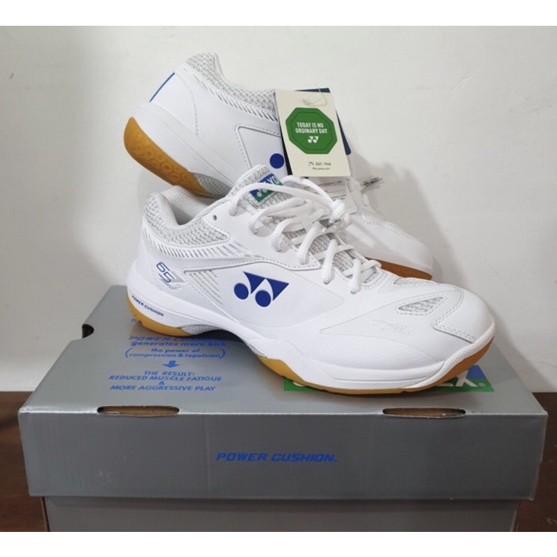New - Sepatu Badminton Yonex Shb 65 z2 men - shb 65z2 man WhiteOriginal