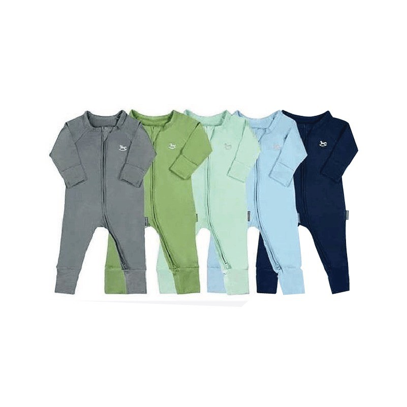 Little Palmerhaus Baby Sleepsuit Basic Tangan Panjang Per 1 Pcs Warna Random - LPH-BSSB