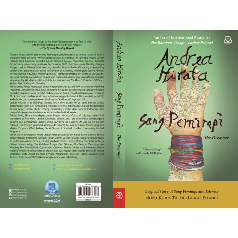 Sang Pemimpi Edisi Original Andrea Hirata Bentang Pustaka Lazada Indonesia