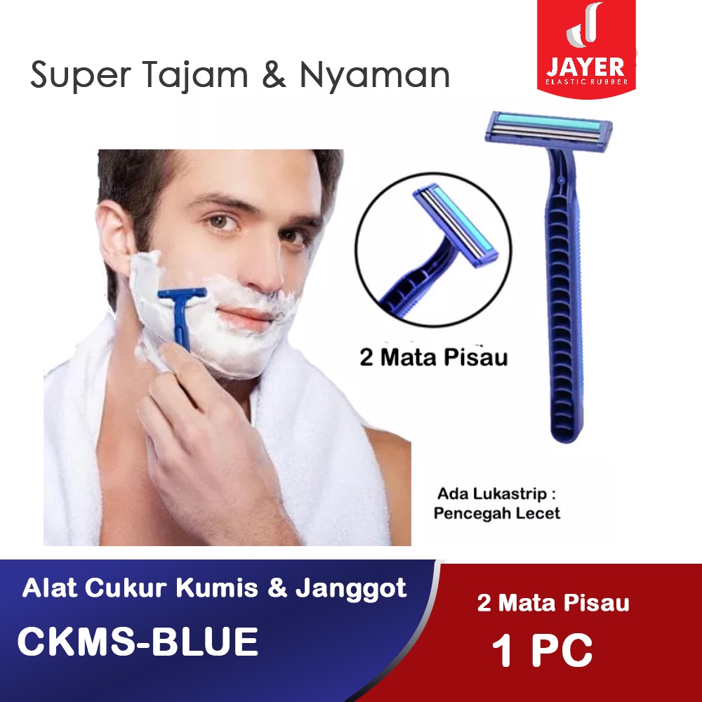 Alat Cukur Kumis dan jenggot / Pisau Cukur Bulu 2 Mata pisau