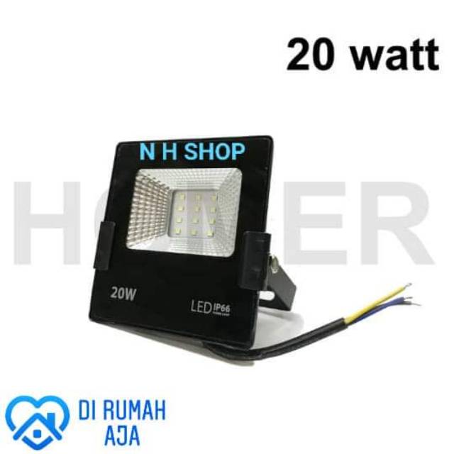 Lampu LED tembak,sorot. 20watt. (220V)listrik