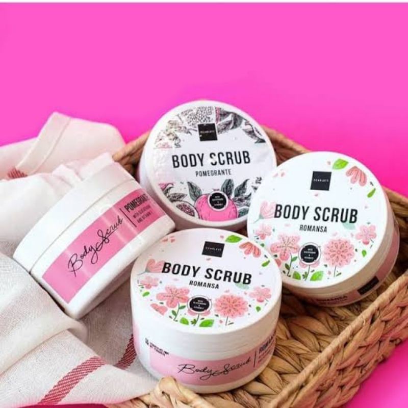 SCARLETT SCARLET WHITENING BODY SCRUB ORIGINAL SCRUB PEMUTIH KULIT