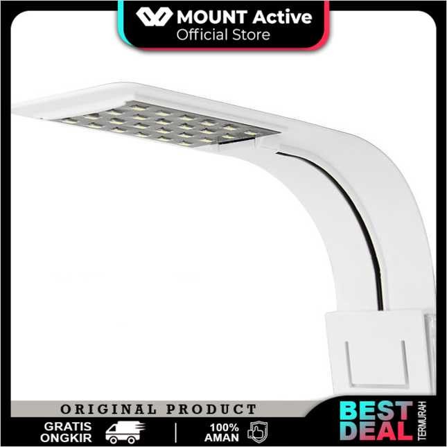

Virgo Lampu Aquarium LED Light Super Slim Clip On 10W - X5