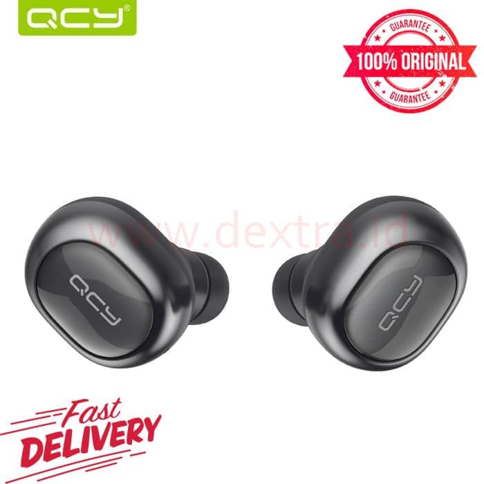 Promo QCY Q29 Bluetooth 4.1 Headphones Wireless Earbuds with Charging Box Murah Berkualitas