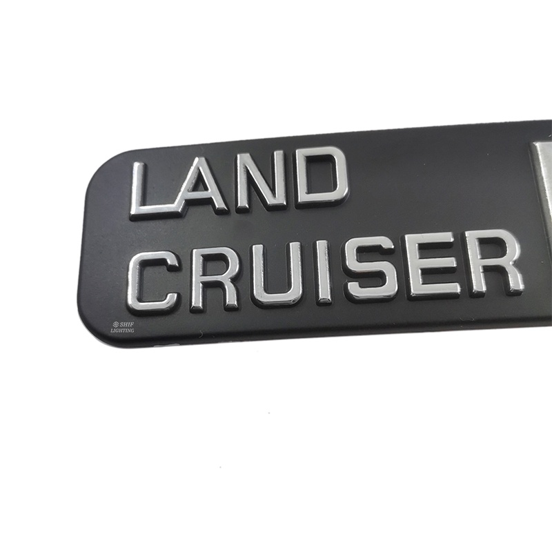 1pc Stiker Emblem Logo LAND CRUISER PRADO Bahan ABS Untuk Mobil TOYOTA PRADO 03-09 Tahun