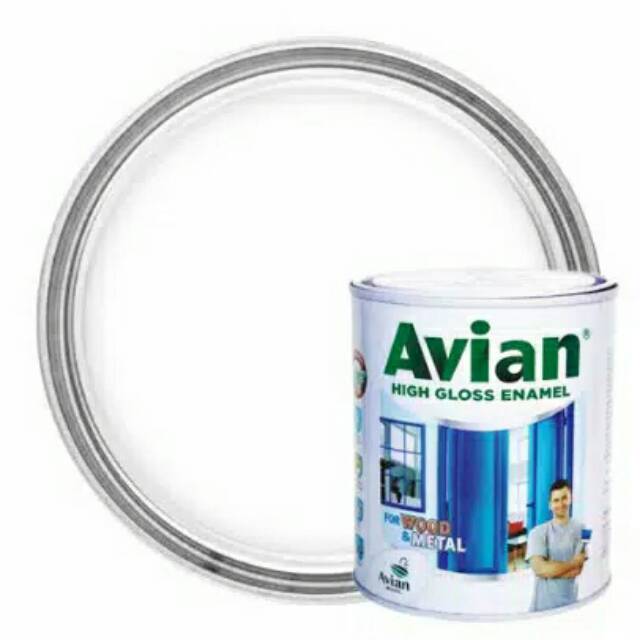 avian putih 50 cc cat kayu dan besi