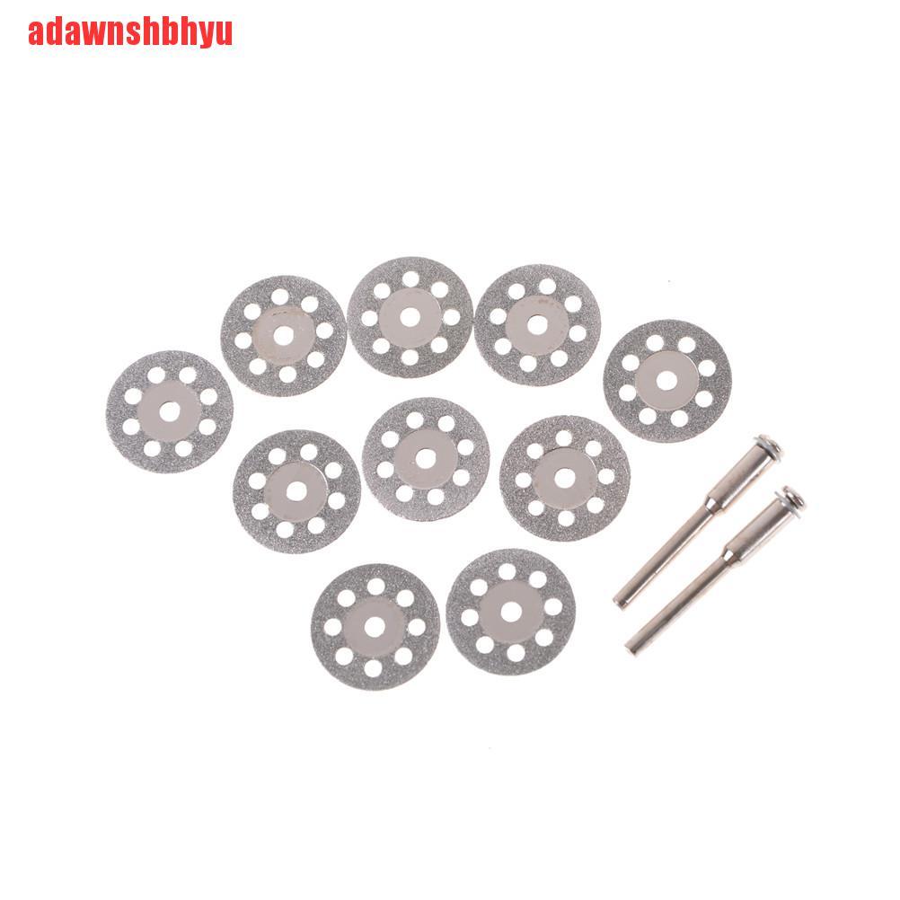 10 Pcs Diamond Cutting Disk Ukuran 20mm Untuk Grinding Wheel Logam