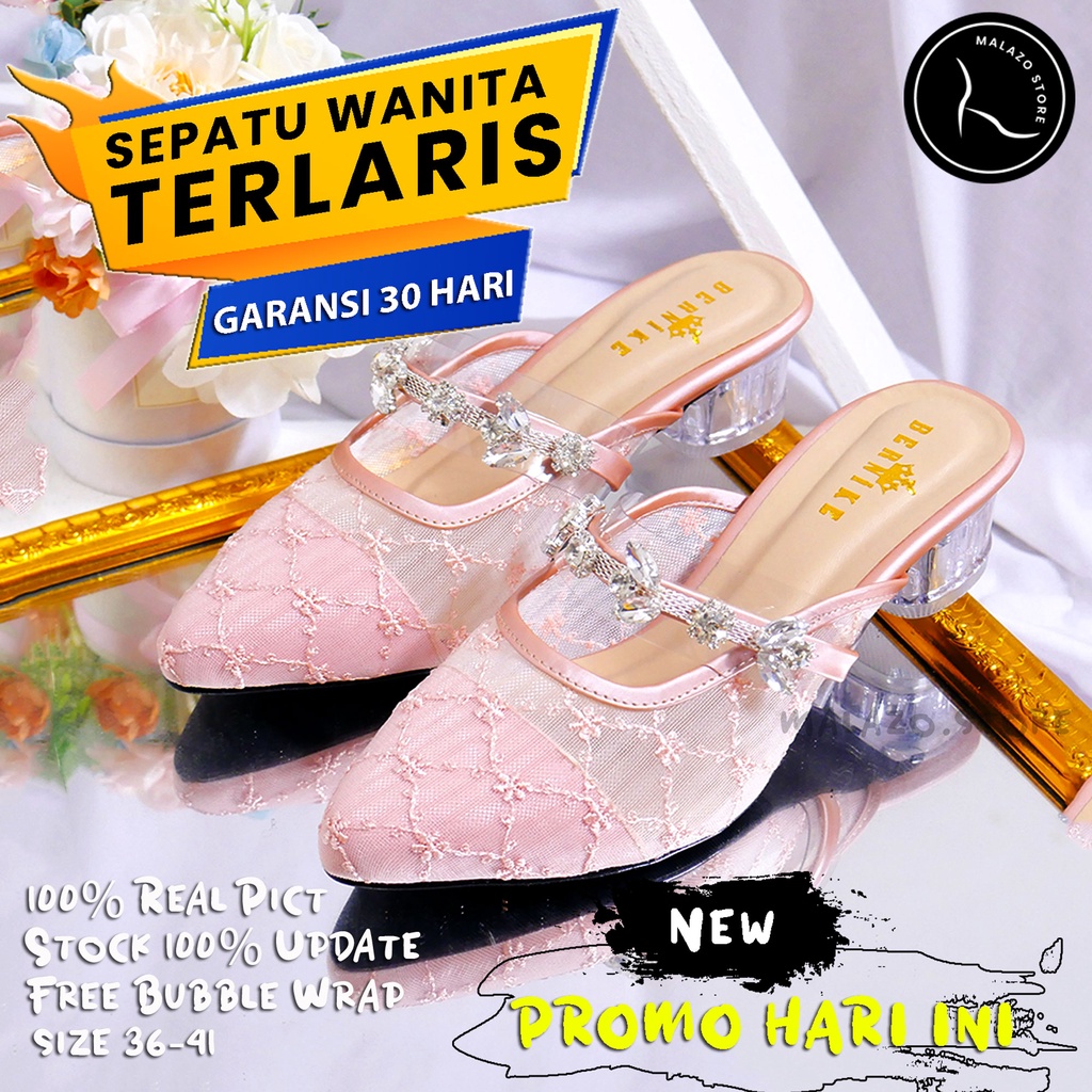 Sepatu wedding shoes hak heels hils tapak tumit tahu kaca payet brokat putih hitam hantaran seseraha