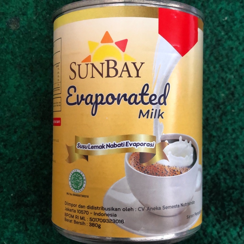 SUNBAY EVAPORATED MILK / susu evaporasi Fn