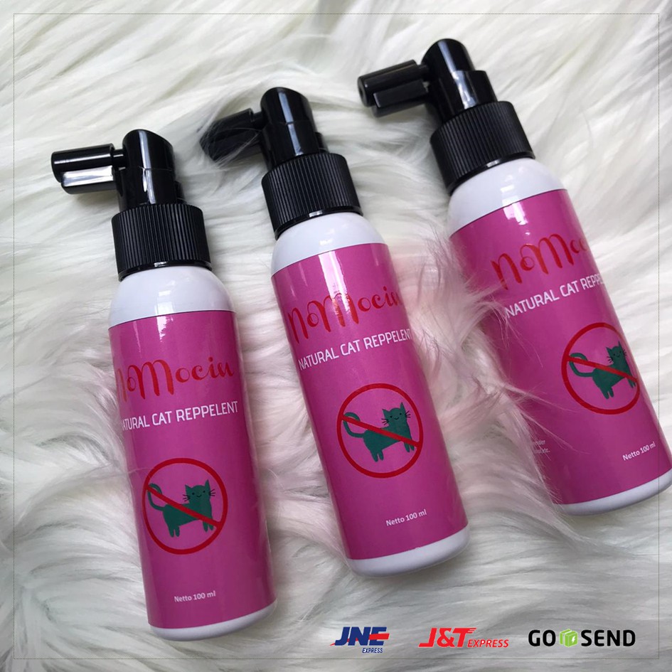 Pencegah Pengusir Pengendali Kucing NOMOCIN NATURAL CAT REPELLENT Bahan Alami Aman Tinggal Spray