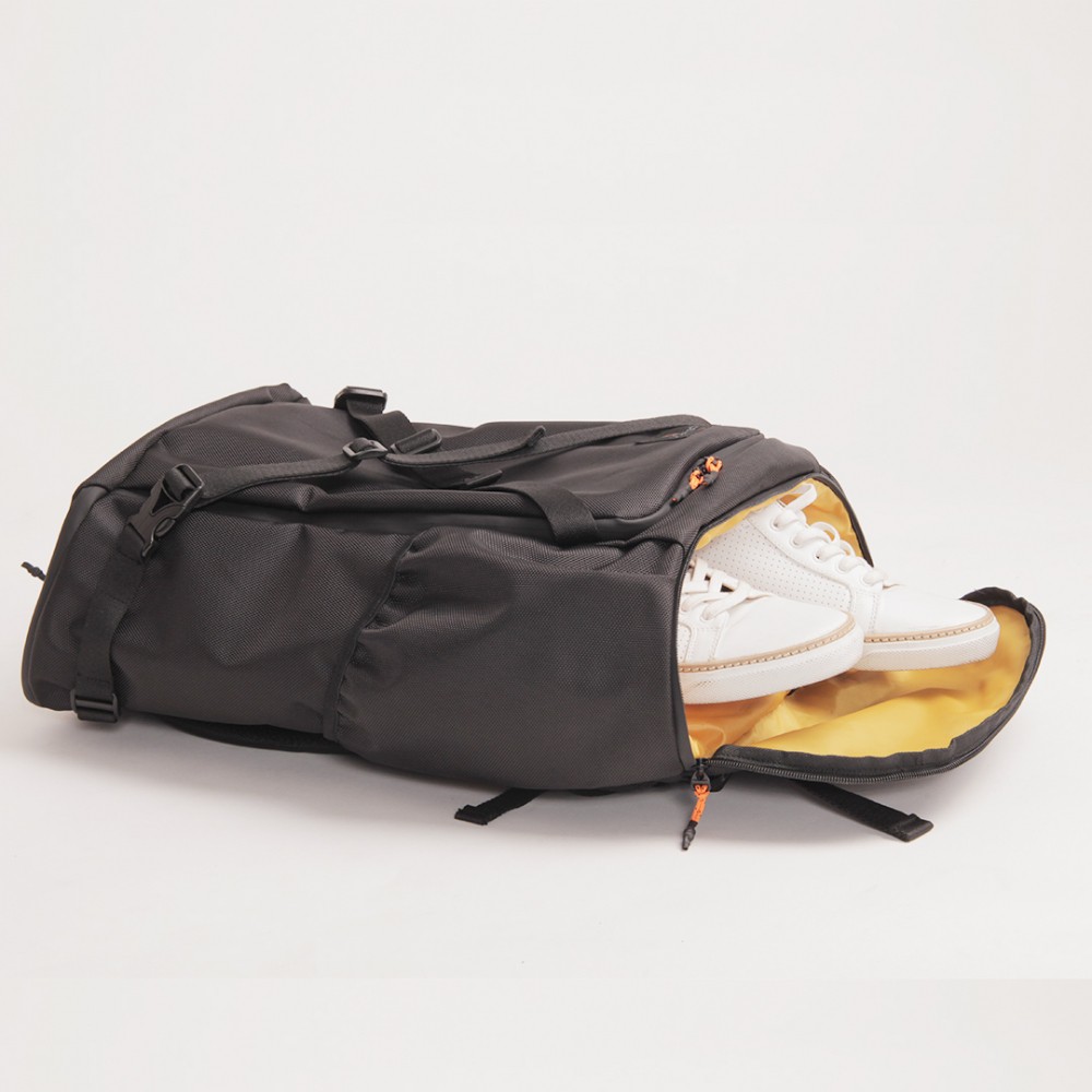 Stocky Black | Tas Ransel Punggung Ori Bag Pria Wanita Backpack Baru Gunung | Urban Factor x FORIND