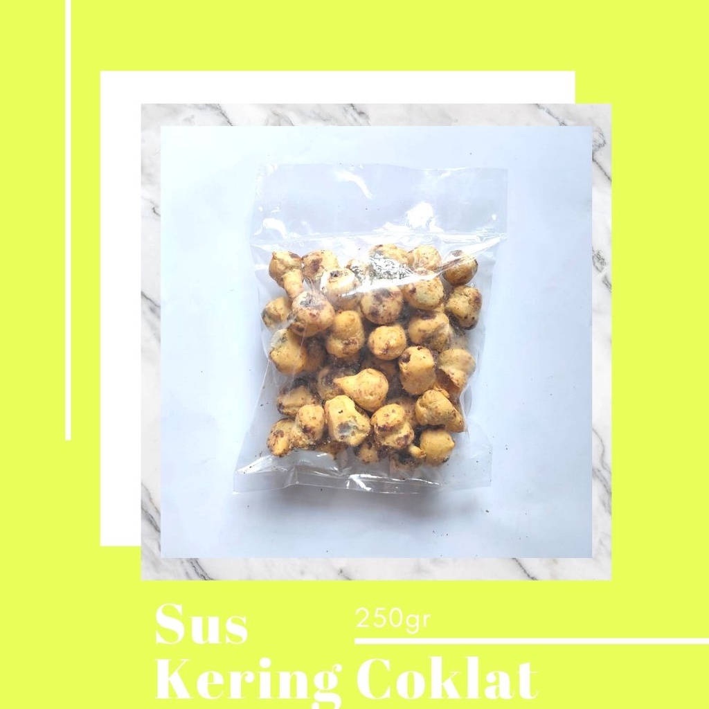 

Kue Soes Kering Rasa Coklat Sus Cokelat Cemilan Manis Enak Makanan Ringan