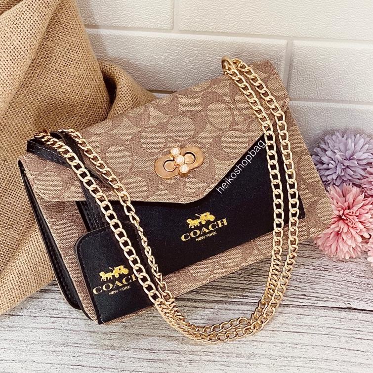 tas wanita shoudler sling bag import selempang - COACH VIORA 3RUANG "WNG.09Ap22ž"