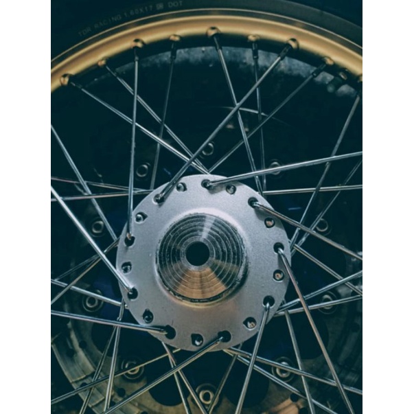 Fulset Bosh Bos Boshing Roda Tromol Variasi Chrome Buat Rx king - Depan Belakang Rxking-6