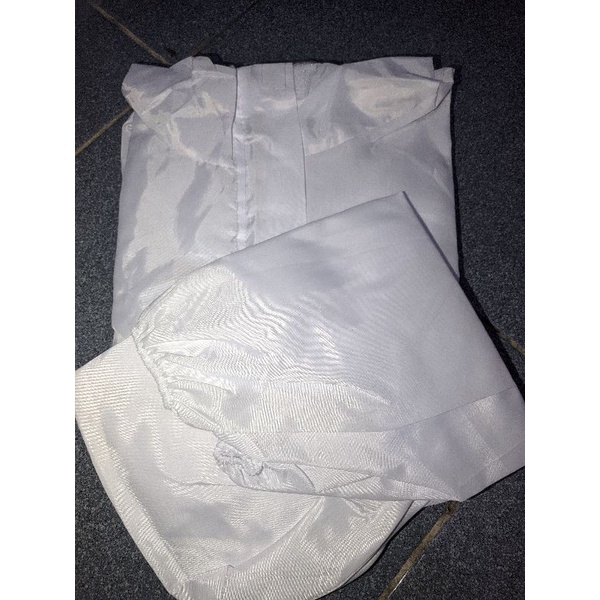 APD Reusable hazmat perasut bisa dicuci +Covershoes warnaputih