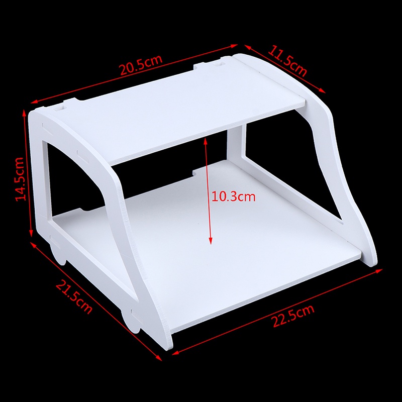 (LUCKID) Rak Penyimpanan Router Wifi Model Tempel Dinding