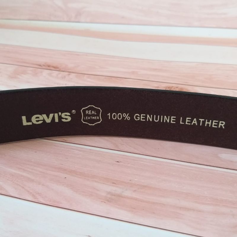 Sabuk Pria / Ikat pinggang levis kulit asli 100%