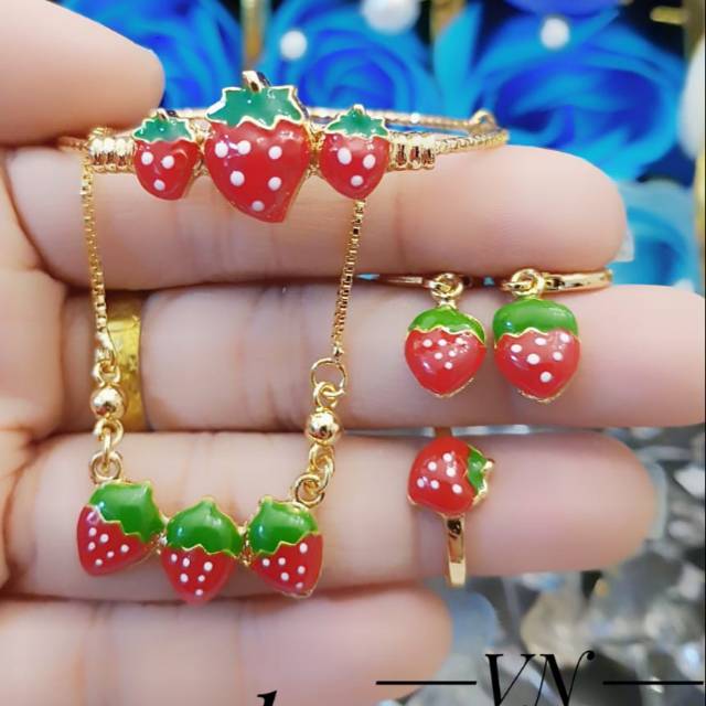 Xuping set anak lapis emas 24k 1818