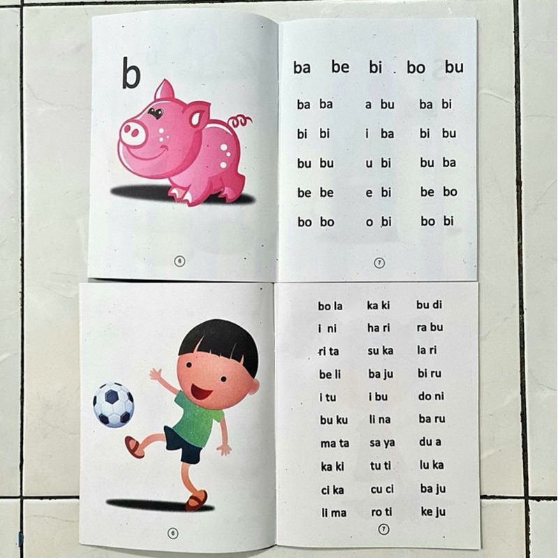 Buku Anak - Paket Lengkap Buku Pintar Praktis Membaca Jilid 1A Sampai 3B Untuk PAUD TK dan SD Penerbit Bintang Indonesia