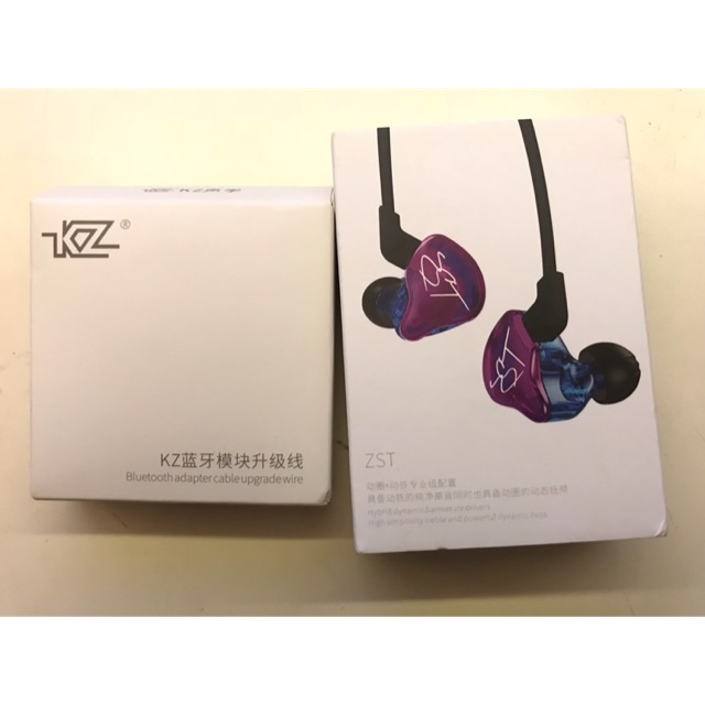 Knowledge Zenith KZ ZST PRO IEM Colourful series + Bluetooth Cable Module