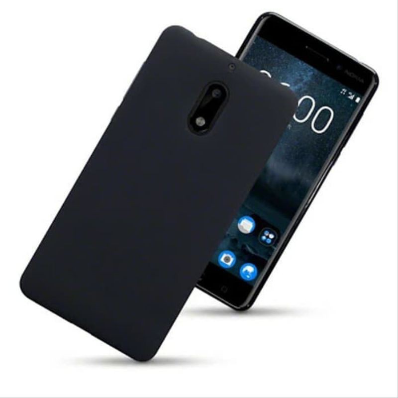 SILIKON CASE BLACK MATTE CASING SOFTCASE HP ANDROID NOKIA 8 NEW