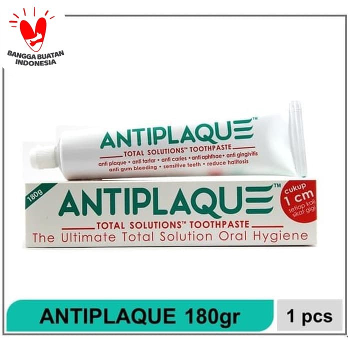 Antiplaque 180gr | Pasta Gigi Anti Plak | AntiplaQue Oral Hygiene Toothpaste 180