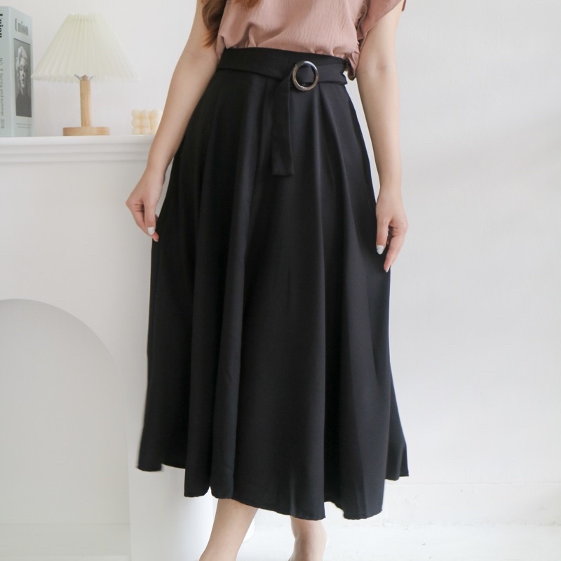 MSMO Juliet Long Skirt Belt / Rok Wanita / Skirt-1