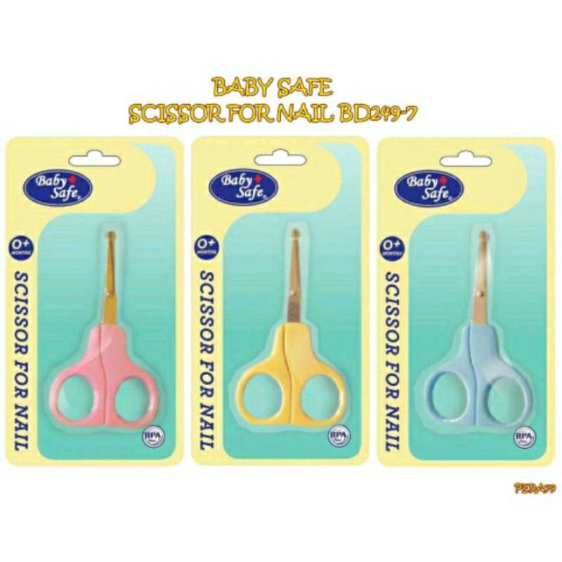 Babysafe scissor nail BD249-7/gunting/gunting kuku bayi