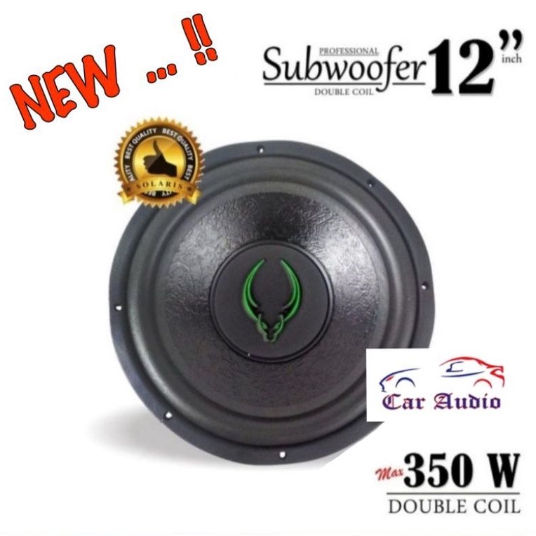 Subwoofer COUSTIC CO - 1266 Subwoofer COUSTIC 12 inchi DOUBLE COIL