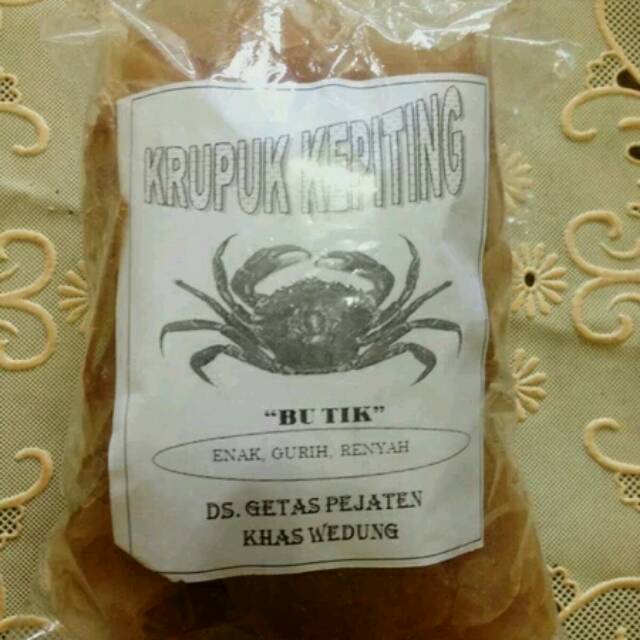 

Kerupuk Kepiting / Krupuk