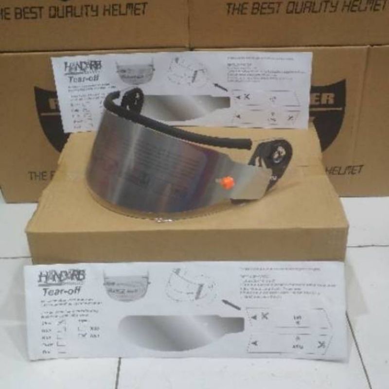 COD | Paket flat visor plus tear off + post + dudukan/rachet KYT RC7 R10 K2RIDER V2R MDS VIKTORY