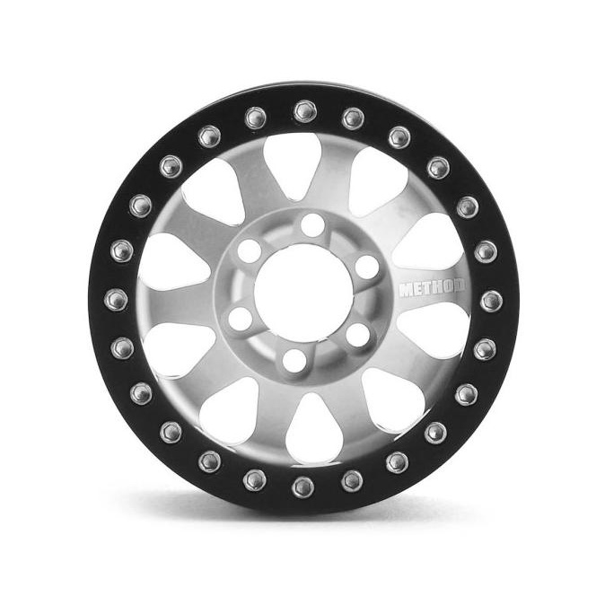 Vanquish Products Method 1.9 Mr101 V2 Silver/Black Beadlock Wheels (2) -Best Promo