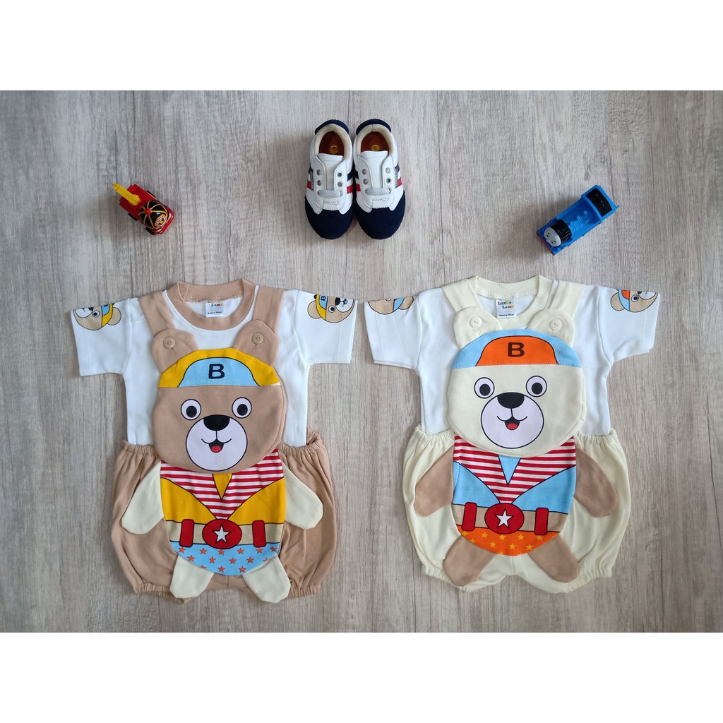 BAJU KODOK BAYI/ JUMPER BAYI LAKI LAKI/ OVERALL BABY/JUMPER BABY/ ROMPER BABY/ OVERALL BABY BEAR