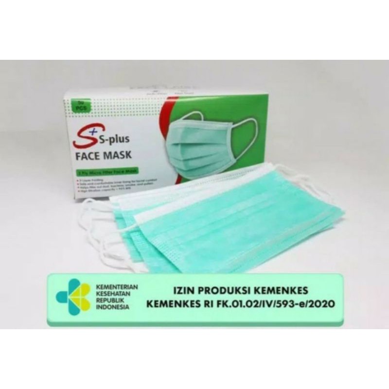 Masker Medis (S-PLUS FACE MASK)