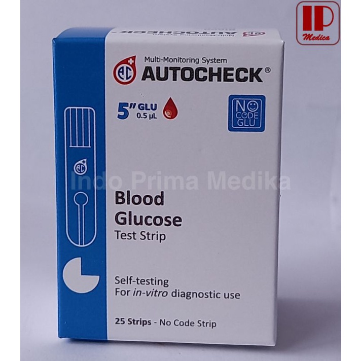 STRIP AUTOCHECK GULA DARAH / STIK AUTO CHECK BLOOD GLUCOSE REFILL / GDS GLUKOSA ISI