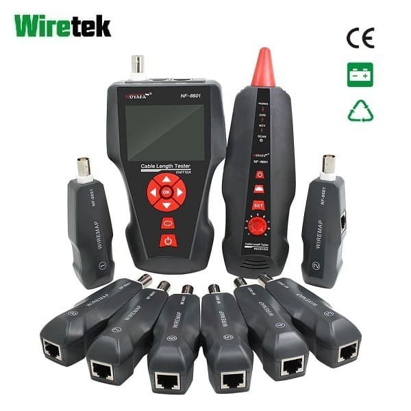 Cable Tester Digital NF-8601W Multifungsi