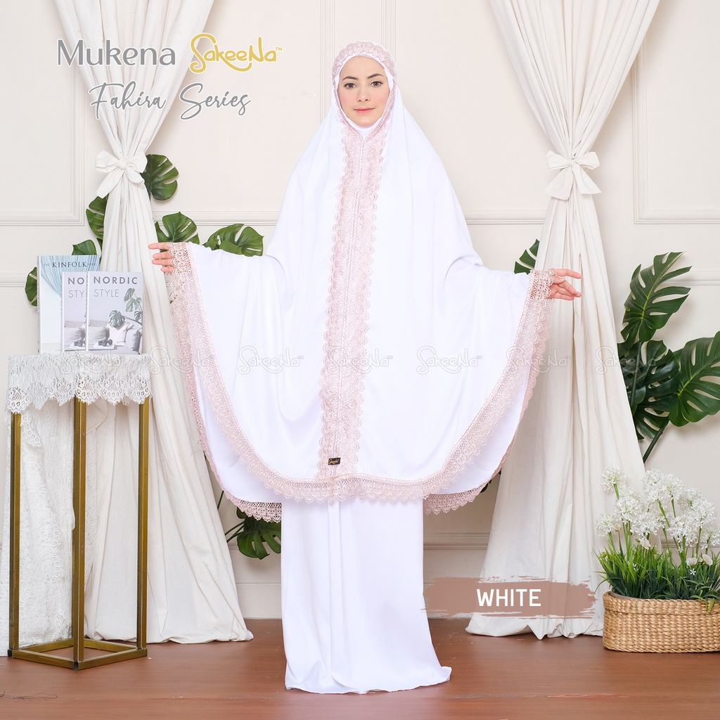 mukena fahira series sakeena dewasa silky premium