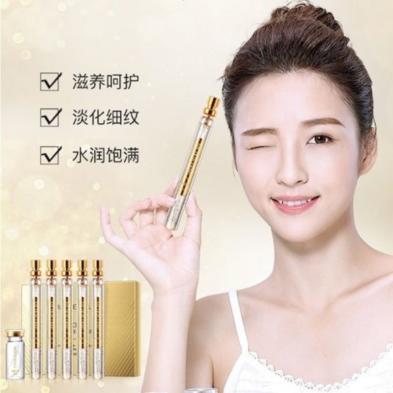 Moxie Girlz Gold Serum + Benang Collagen Pengencang Wajah penghilang kerutan
