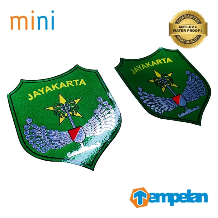 STIKER MINI PREMIUM KODAM JAYAKARTA
