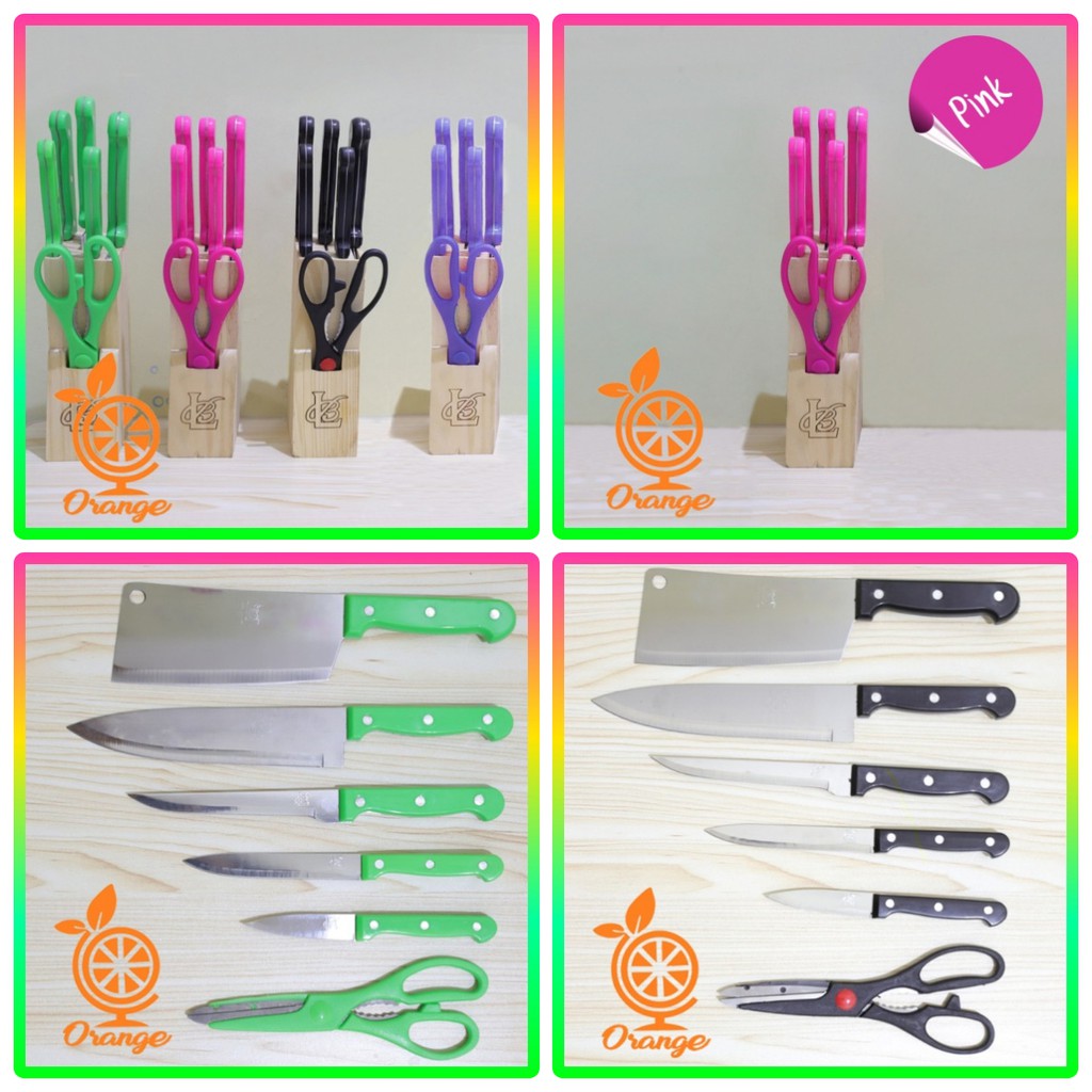 Pisau Dapur Talenan Full Set Kitchen Knife