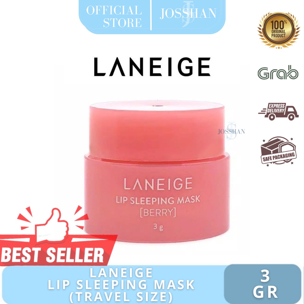 [100% ORIGINAL - Money Guarantee] LANEIGE Lip Sleeping Mask 3gr (Travel Size)