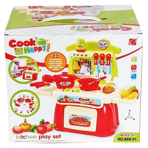 cook happy kitchen playset