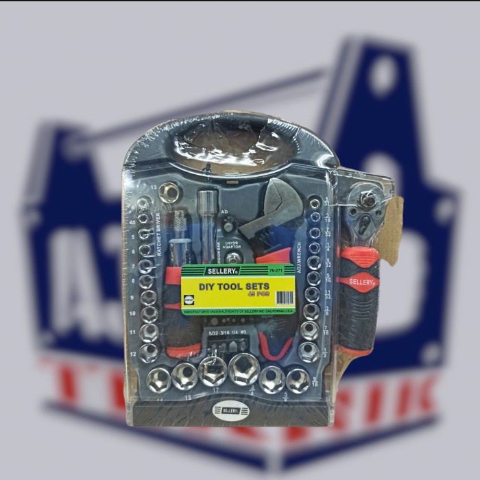 Toolkit DIY mechanical 45pcs sellery murah meriah