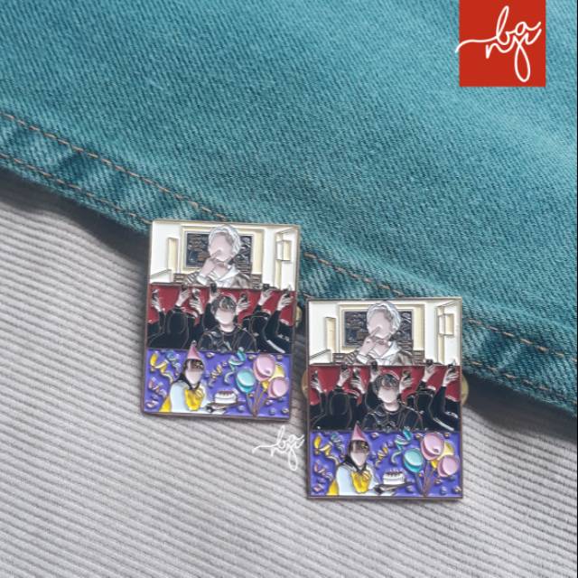 BTS Enamel Pin - Rapline