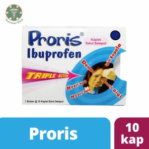 PRORIS Obat Demam Ibuprofen 10 kaplet