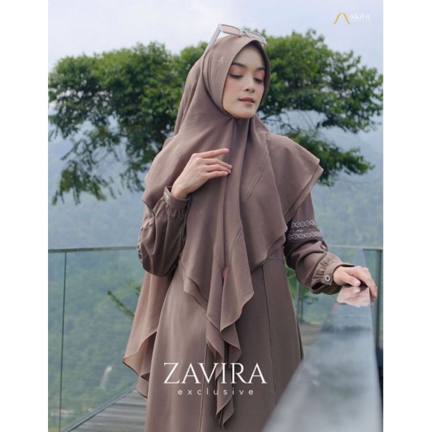 Zavira exclusive by Akifa set khimar
