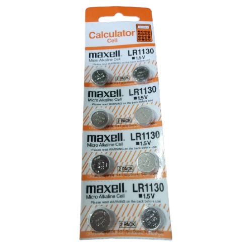 Baterai Maxell LR1130 AG10 kemasan orange