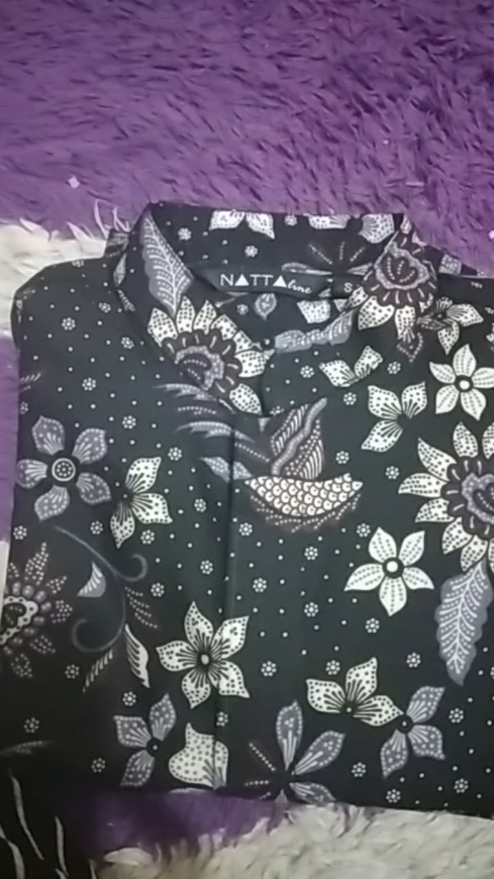 Kemeja Koko Batik Anak Lengan Panjang Katun Halus By Natta_line