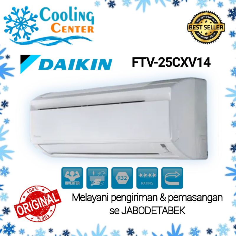 AC DAIKIN FTV 25 1 PK MALAYSIA Harga Unit Only